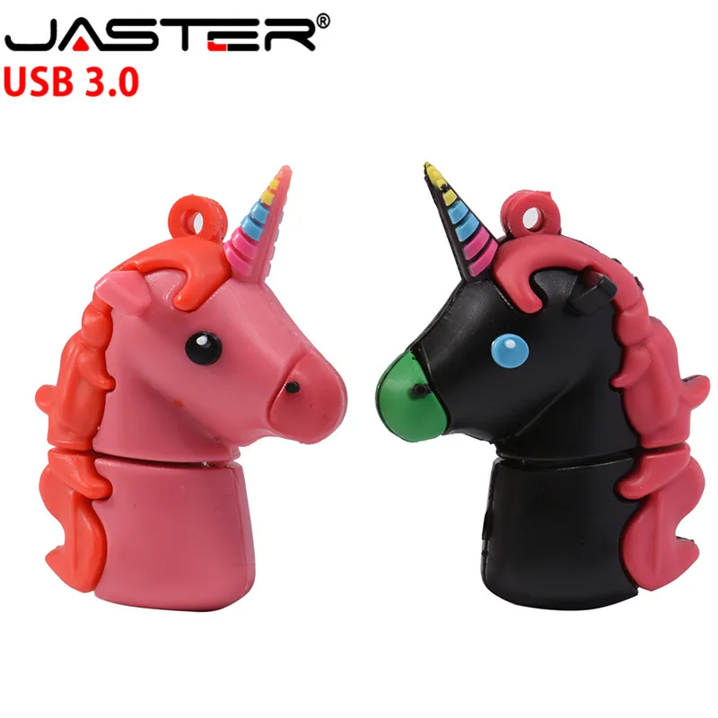 JASTER 3 0 мультяшный Белый Единорог Миньон usb флэш накопитель реальная емкость милый