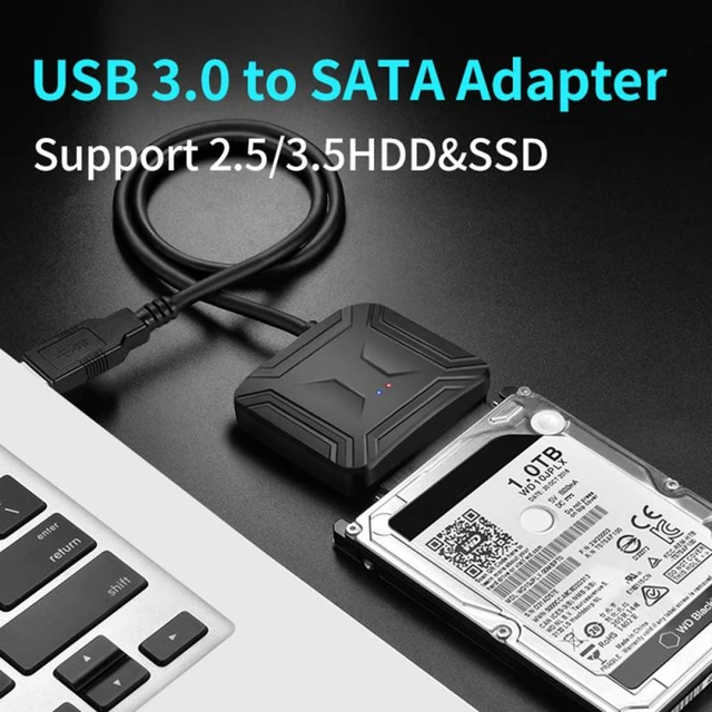 Usb 3.0 To Converter 2.5/3.5 Hard Disk Drive Wd Hdd Ssd Converter 5gbps Sata Adapter For 32bite/64bite Adapter - Pc Cables & Adapters - AliExpress