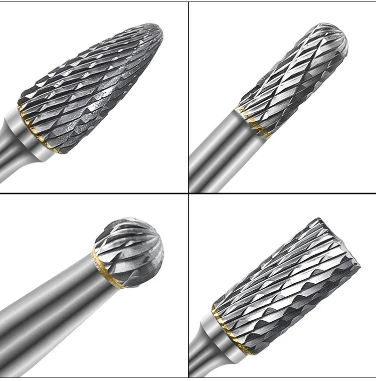 de tungstênio 6mm haste dupla corte sólido