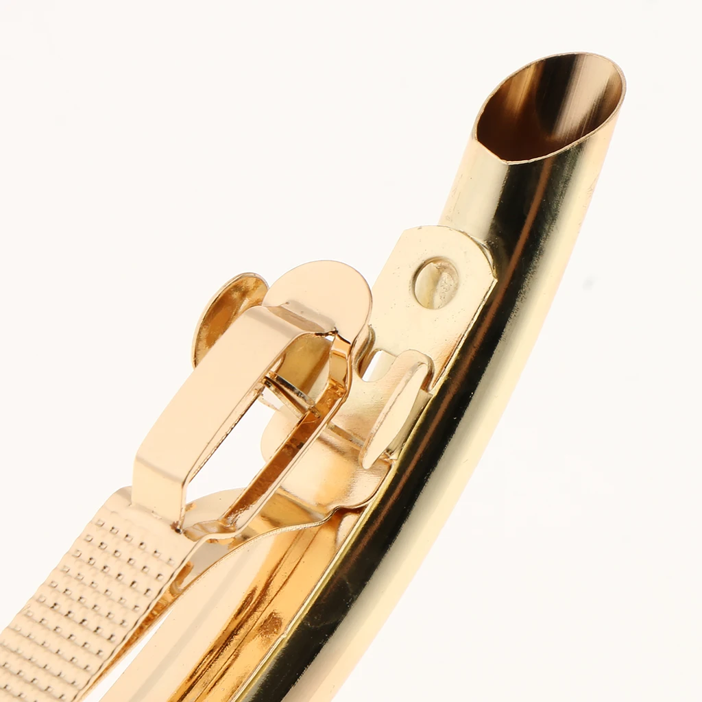 2pcs Novelty Large Rectangle French Hair Barrette Hairpins Automatic Spring Tube Hair Clip