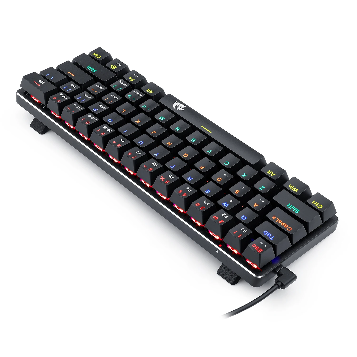 Redragon Jax K613 Rainbow Red Switch Arabic Wired Mechanical Gaming Keyboard