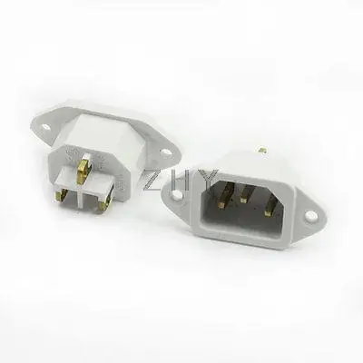 2 шт. электрическая рисоварка Панель Крепление IEC320 C14 вход 3P белый разъем