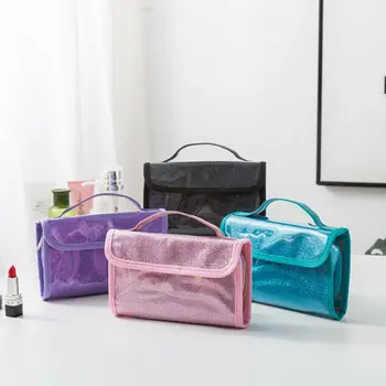 

Glitter Bag Cosmetic Makeup Organizer Travel Pouch PVC Toiletry Case Waterproof Organizer Storage Toiletry Case Wash Pouch