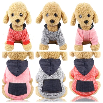 

Puppy Clothes Dog Hoodie Pet Fleece Sweater Small Dog Hoodies Sweatshirt Poodle Xs Warm Clothing Autumn And Winter #15