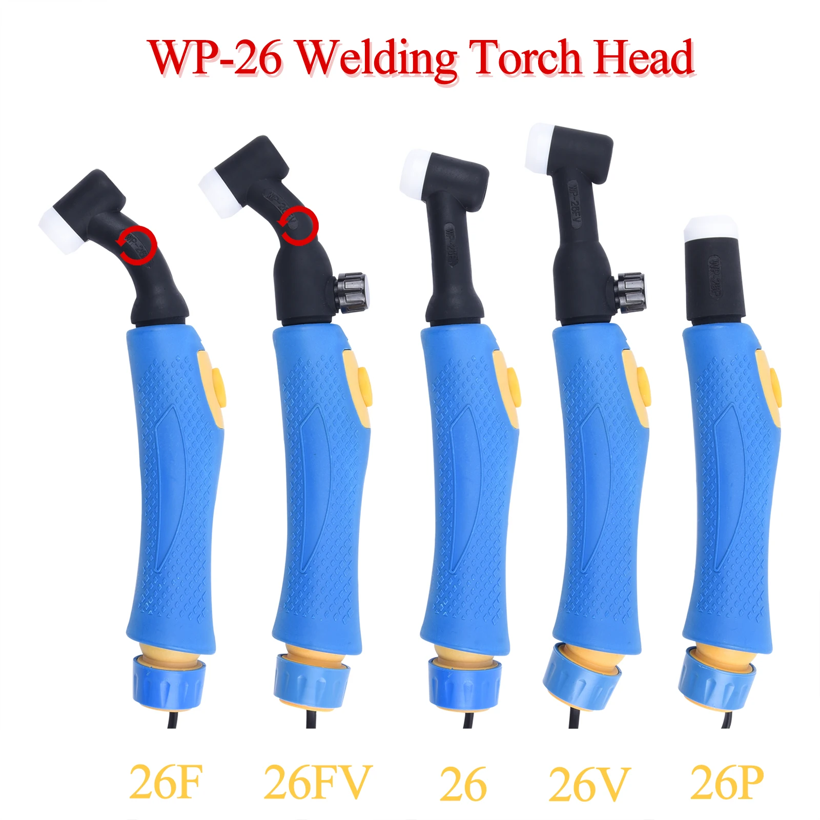 SR-26F Tig Welder Torch Flex Neck Body 26 series air cooled