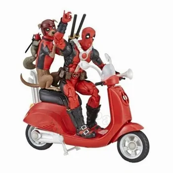 

Original ML Legends Ultimate Deadpool 6" Action Figure Vehicle Dead pool With Corps Scooter Dinged Comic Collectible Toys Doll