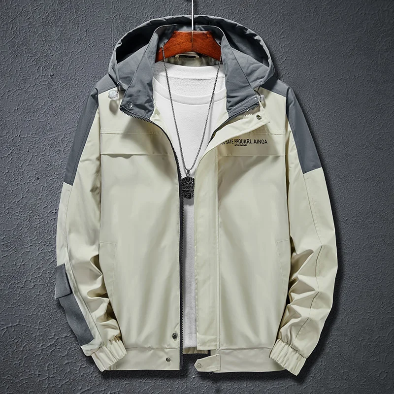 

2020 Spring Autumn Men Outdoor Hiking Men Jacket Waterproof Windproof Coat Sports Camping Trekking Climbing Jackets size 8XL