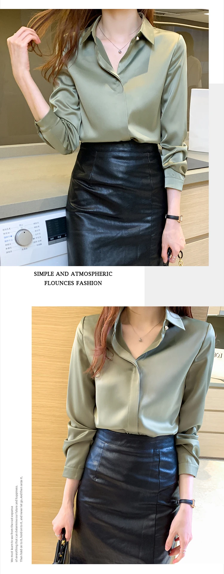 Silk Shirts Women Long Sleeve Shirts Blouses for Women Satin Clothing Shirt Office Lady Solid Silk Shirt Blouse 2022 Fashion Top Silk Shirts Women Long Sleeve Shirts Blouses for Women Satin Clothing Shirt Office Lady Solid Silk Shirt Blouse 2022 Fashion Top