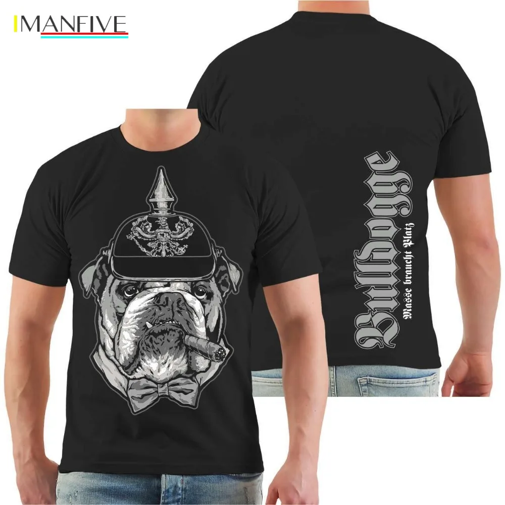 

T-Shirt Bulldog - Earth Needs Space English Bulldog English Old Dogs2019 Brand Clothing Men Printed Fashion Design