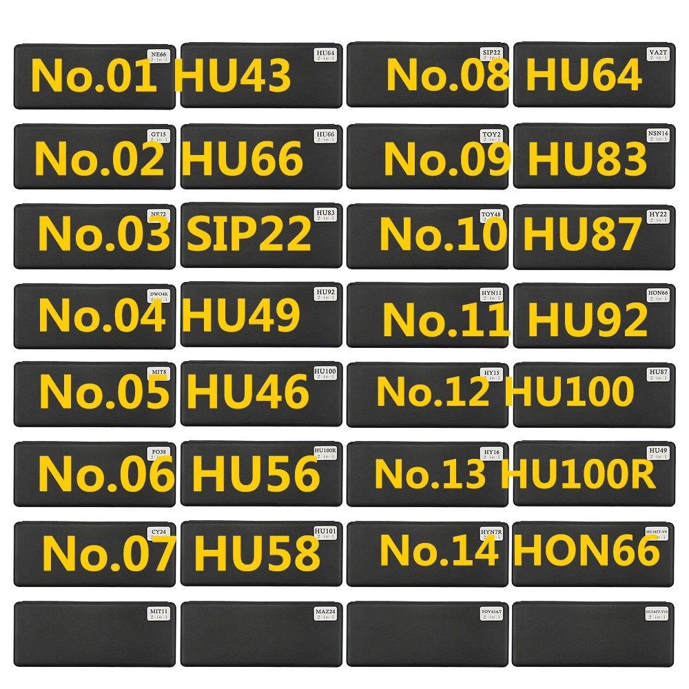 Инструмент LiShi 2 в 1 слесарные инструменты для всех типов HU43 HU49 HU46 HU56 HU58 HU64 HU66 SIP22 HON66