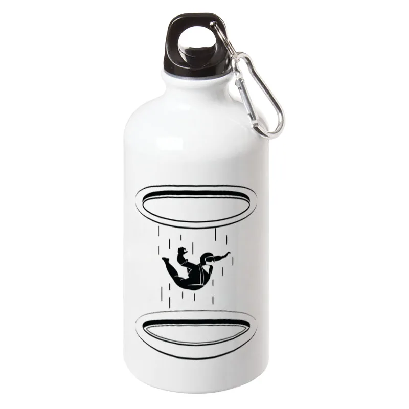

Indoor Skydiving Sport Water Bottle With Carabiner Gifts 17oz