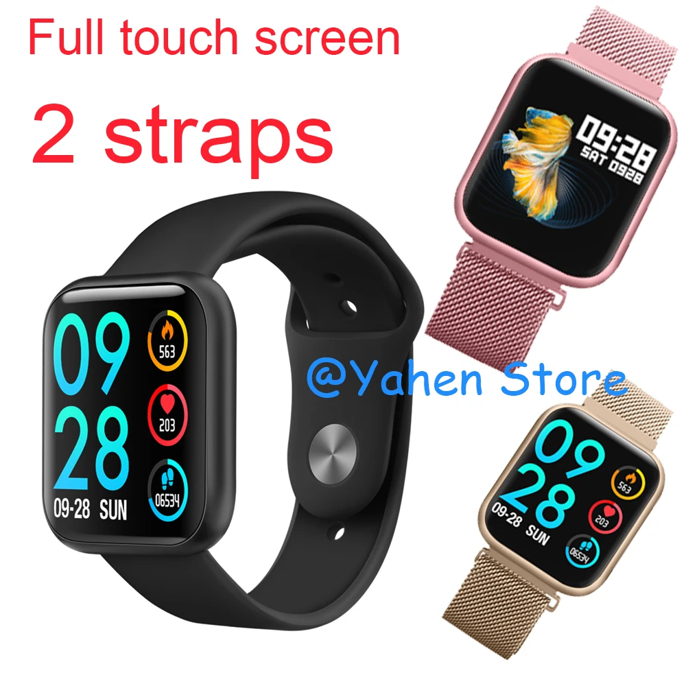 

IP68 Waterproof P80 Smart Watch Sport Fitness Heart Rate Bluetooth Bracelet Message Reminder Smart Band For Xiaomi Iphone Huawei