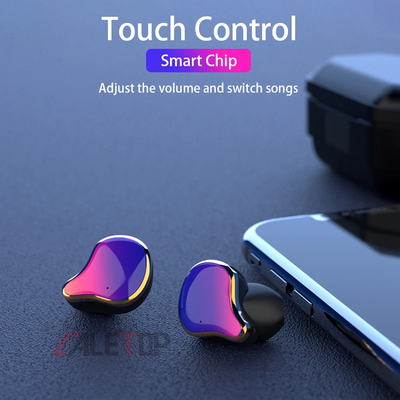 CALETOP G01 TWS Bluetooth наушники беспроводные наушники стерео Бас шумоподавление Гарнитура IPX6 Водонепроницаемый 700 мАч зарядная коробка
