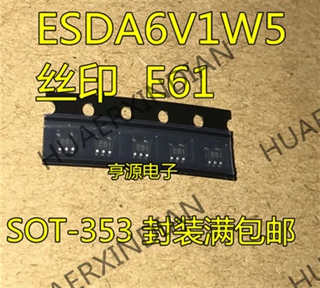 10 шт./лот Новинка ESDA6V1W5 E61 SOT-353/SC70-5 Новинка