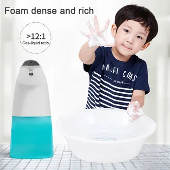 

Automatic Soap Liquid Dispenser Shampoo Lotion Container Portable 250ML Bathroom Automatic Foam Soap Dispenser ABS Bathroom