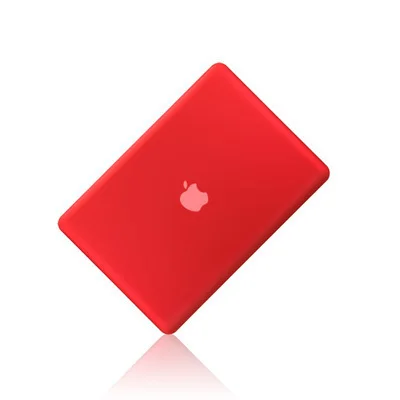 Кристальный Жесткий Чехол для ноутбука Apple Macbook Air 11 13 Mac Pro 13 15 New Pro retina 12 13 15 чехол - Цвет: Красный