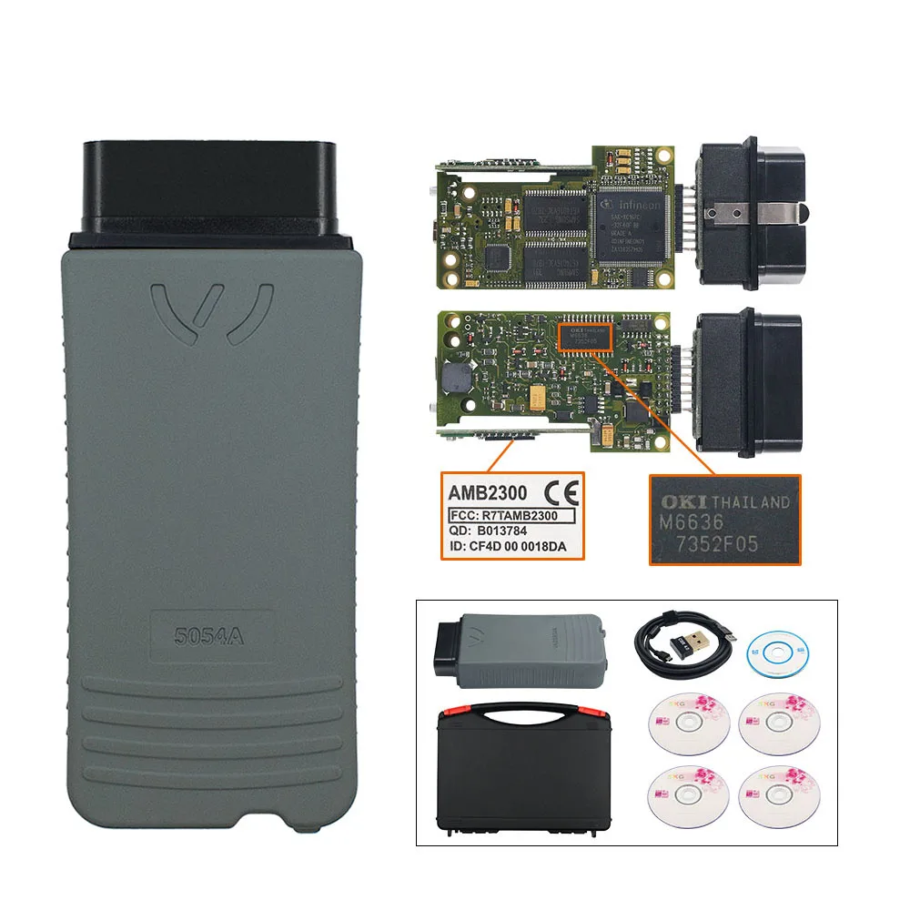A + качество 5054A OKI полный чип Keygen 5054 Оригинал ODIS V5.1.3 AMB2300 4.4.1 поддержка протокола UDS