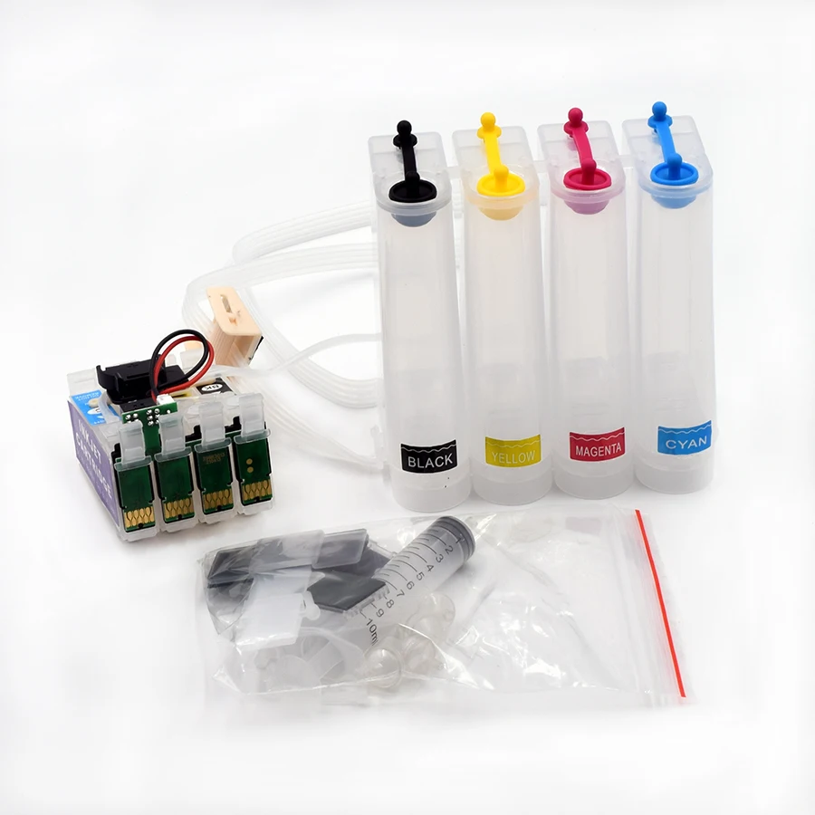 Europe 16 16XL T1631-T1634 Bulk Ciss System For Epson WF-2650 WF-2660 WF-2750 WF-2760 Printer with ARC Chip