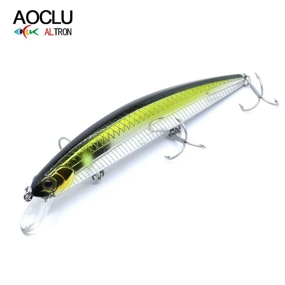 

AOCLU Jerkbait wobblers 8 Colors 13cm 20.0g Hard Bait Minnow Crank Fishing lures magnet weight transfer system for long casting