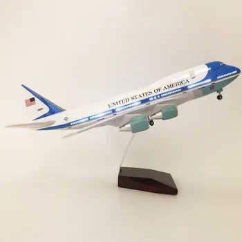 

Toy Decoration U.S. Air Force One Light Aircraft Model Factory Outlet Resin Aircraft Model LED Aircraft Model Children's Toy