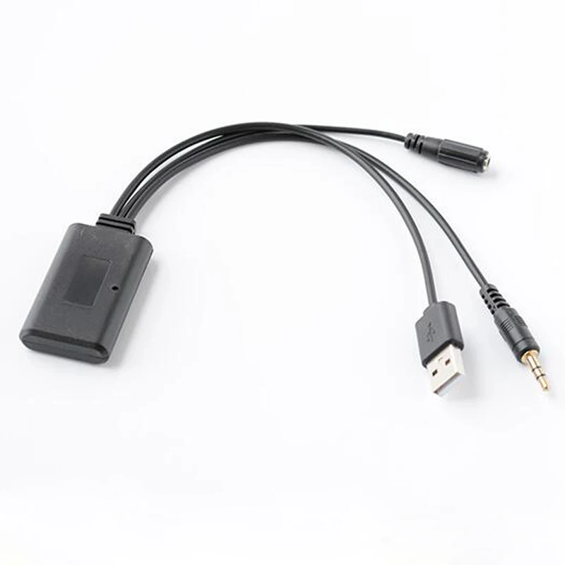 Biurlink 150 см Автомобильный Bluetooth Aux USB 5 в 12 В беспроводной музыкальный аудио приемник