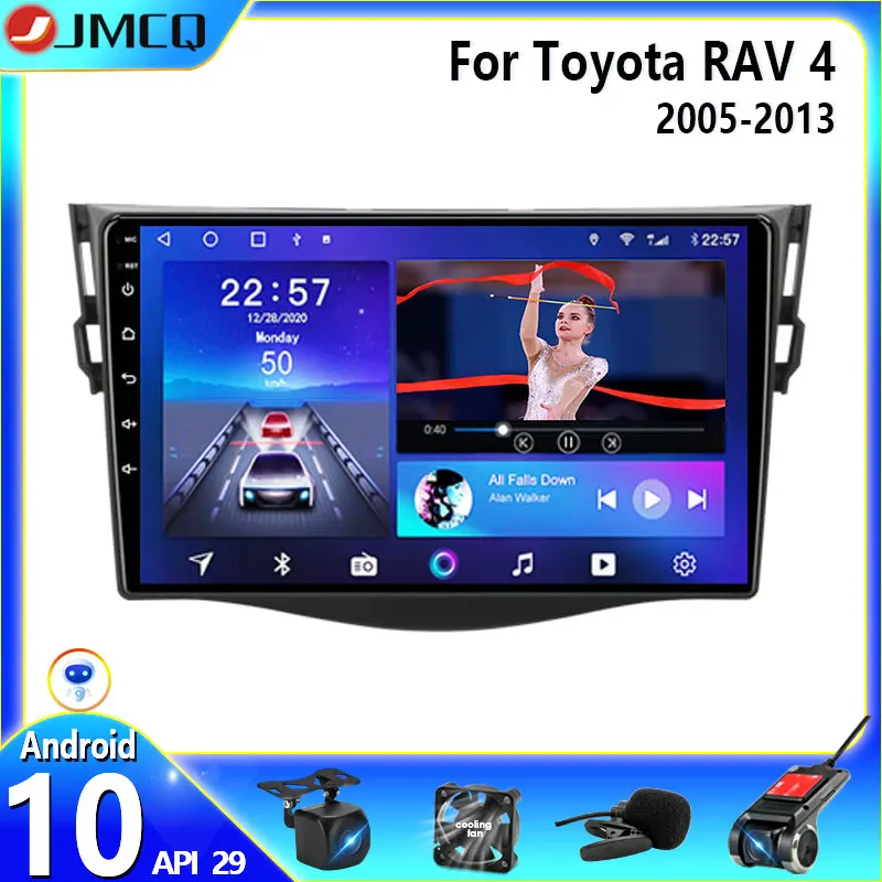 Автомагнитола JMCQ для Toyota стерео Мультимедийный видеоплеер 2 din с радио и