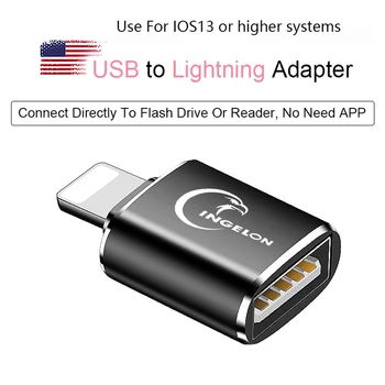 

OTG Card Reader to Camera Adapter 3.0 for Lightning USB Cable Converter Electric Piano MIDI Keyboard for iphone 7 8 ios 13 ipad