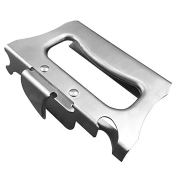 

Stainless Steel Can Opener Manual Food-Safe with Steel 2 in 1 Multi Tool Outdoor Home Jar Tin Bottle Opener
