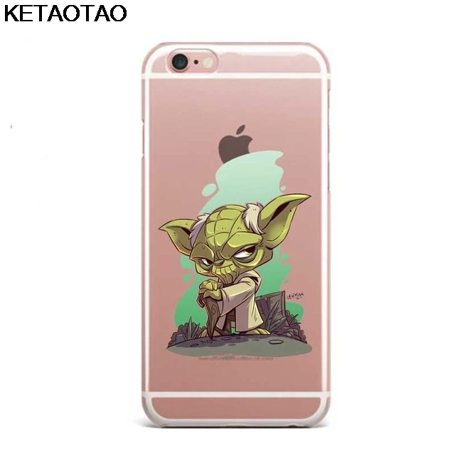 Прозрачный KETAOTAO Marvel DC Comics супергерой чехол для телефона s для iPhone 4S 5C 5S 6 6S 7 8 Plus X Чехол кристально чистый мягкий TPU чехол s - Цвет: Прозрачный