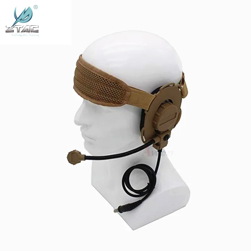 Z TAC Airsoftsports тактическая гарнитура Bowman Evo III для Midland Kenwod Plug наушники Z029 аксессуары