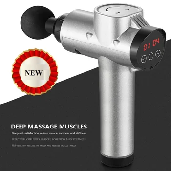 

NEW Myofascial Physiotherapy Instrument Mute Touch Screen Fascia Gun Massage Gun Electric Warp Film Impact Relax Gun MINI Massag