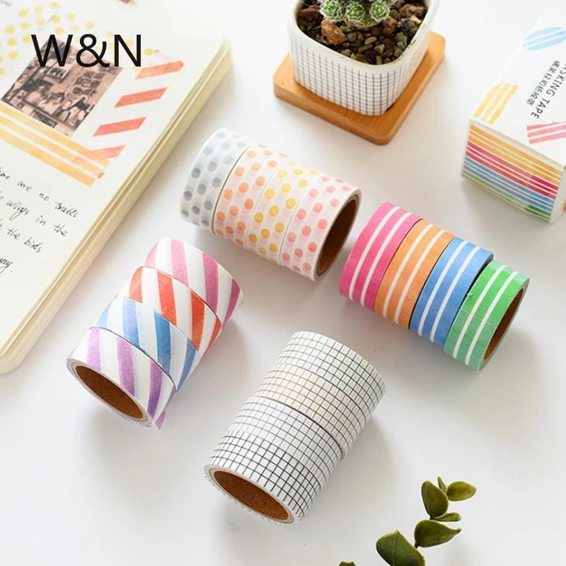 Набор лент из 4 шт./лот Милая бумажная Маскировочная Васи лента японские