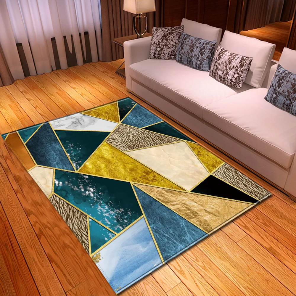 Modern Children Carpet For Living Room 3D Geometric Pattern Kids Room Bedroom Rug Decorations Home Hallway Floor Bedside Mats Modern Children Carpet For Living Room 3D Geometric Pattern Kids Room Bedroom Rug Decorations Home Hallway Floor Bedside Mats