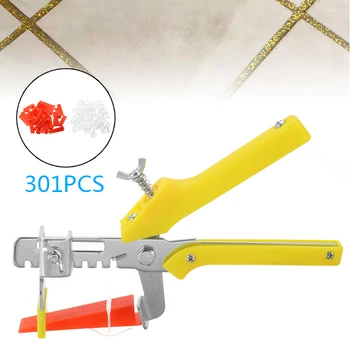 

100pcs Wall Tile Leveling System Leveler With 1pc Clip Spacers Plier With 200pcs Bases Floor Installation Tile Alignment Tools