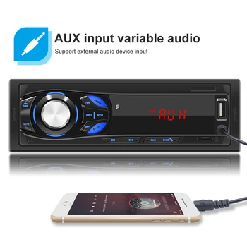 

1 DIN Car Stereo MP3 Player Single Car Stereo MP3 Player In Dash Head Unit Bluetooth USB AUX FM Radio Receiver for Toyota