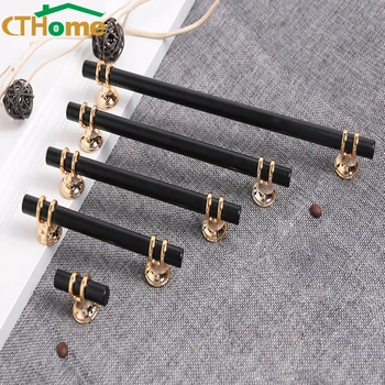 

128mm Modern Simple Handle Cabinet Door Drawer Shoe Cabinet Furniture Hardware Black Gold Door Pulls Kitchen Cabinet Handles