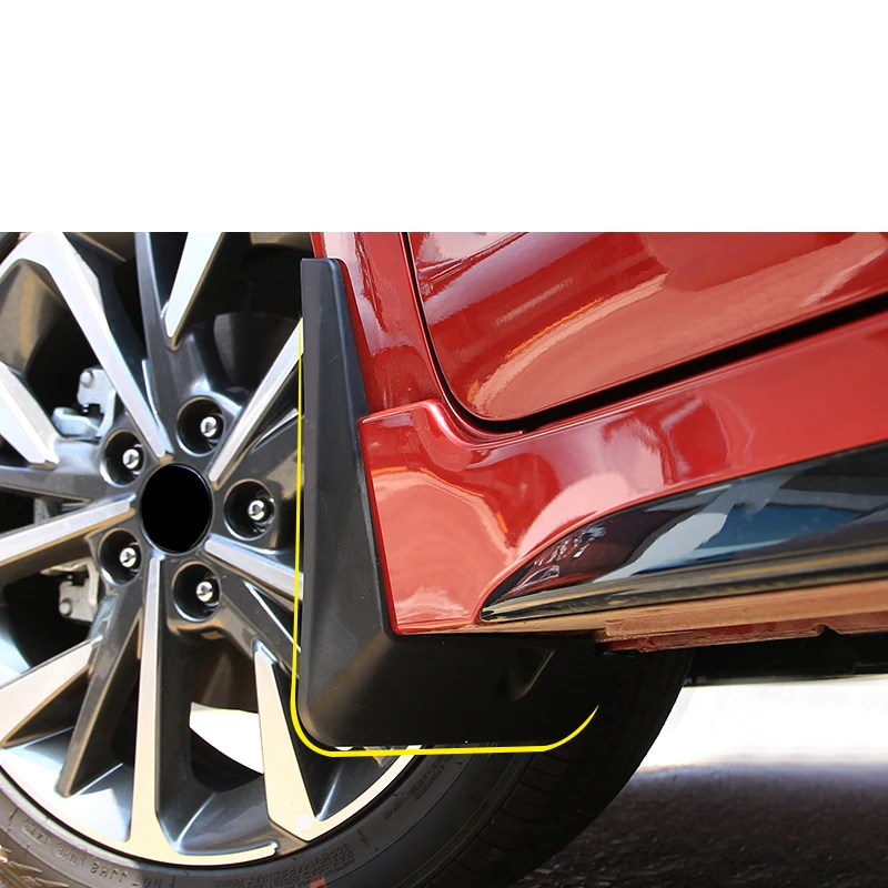 

Lsrtw2017 Abs Car Mudguard Mud Fender Trims for Kia K3 Kia Cerato 2018 2019 2020 Interior Mouldings Accessories