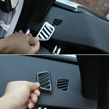 

Car Dashboard Air Conditioning Vent Outlet Frame Cover ABS Carbon Fiber For Land Rover Range Rover Evoque L551 2020 Accessories