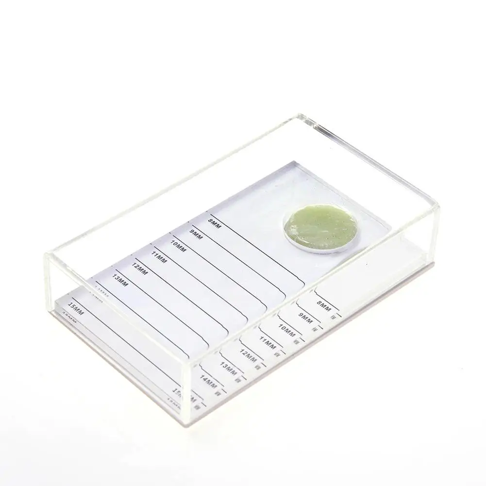 

Lash Pallet Acrylic Eyelash Holder Dustproof Eyelash Display Organizer Eyelash Extension Tool