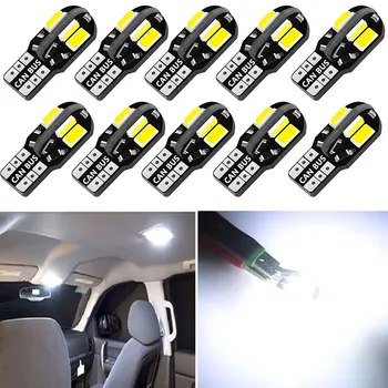 

10x Error Free T10 LED W5W 2825 Interior Light Bulb for Ford Edge Explorer Fusion Mustang F-150 F-450 F-550 Lincoln MKZ MKC