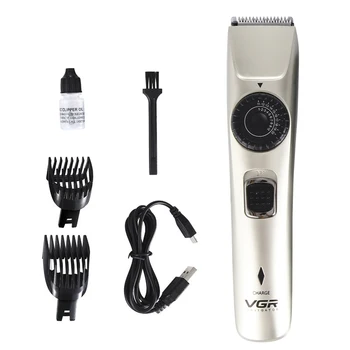 

VGR V-031 Electric Hair Clipper 0-21MM Fine-Tuning Hair Trimmer Waterproof Low Noise Stainless Steel Cutter Head Hair Clipper