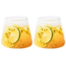 ABUI-высокая боросиликатная стеклянная чашка, пивная кофейная чашка с деревянной коробкой, кружка, чайное стекло, виски, стеклянные чашки, посуда для напитков