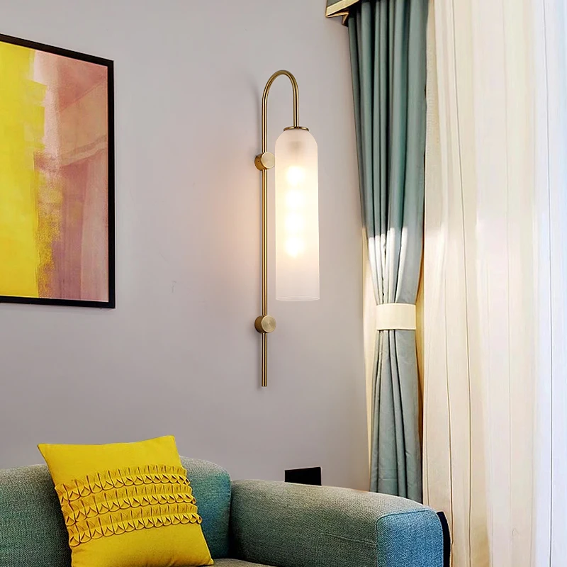 Nordic Modern Hanging Ceiling Lamp Glass Lampshade E27 LED Interior Wall Light For Bedroom Dining Table Living Room