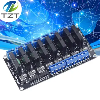 

8 Channel 5V DC Relay Module Solid State High low Level SSR AVR DSP for Arduino