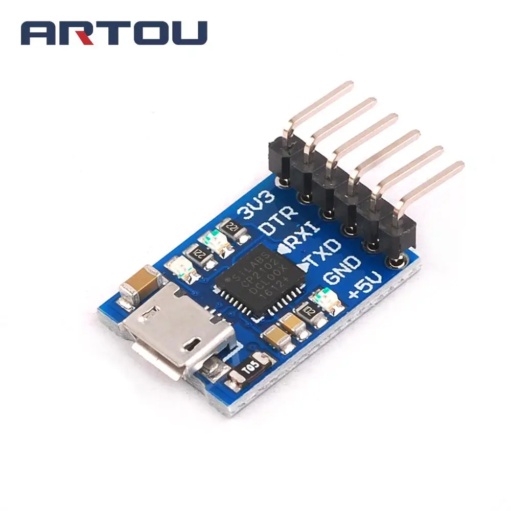 CP2102 микро USB к UART TTL модуль 6Pin серийный преобразователь STC Замена FT232 новый для