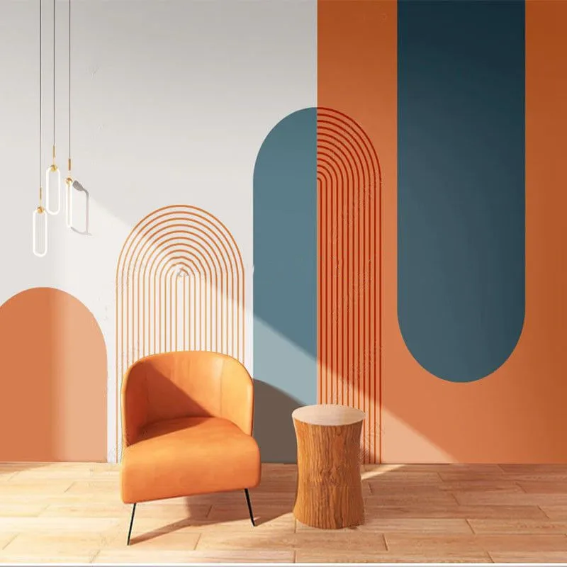 Personalizado Qualquer Tamanho Mural Papel de Parede 3d Abstrato Geométrico Morandi Sala Estar Fundo Papel à Prova Impermeável Água Adesivo Decoração Casa