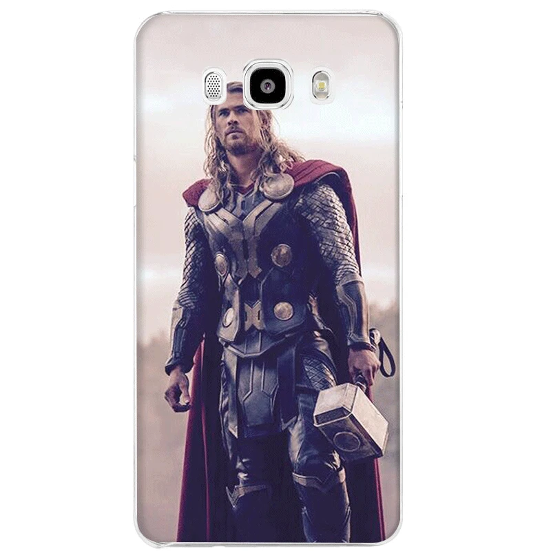 Чехол для мобильного телефона samsung J1 J2 J3 J5 J6 J7 Prime Твердый чехол Тор Marvel Avengers Shell
