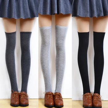 

Sexy Warm Long Stocking for Women Fashion Casual Cotton Lace Thigh High Over The Knee Socks Autumn Winter Warm Stocking Tights