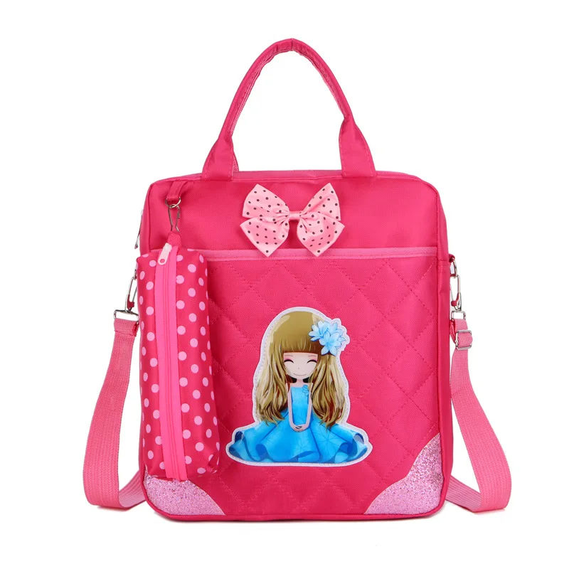 

2018 bu xi dai Schoolbag for Elementary School Students Shoulder Oblique Makeup Missed Lessons Bag Three-purpose Bag Change Penc