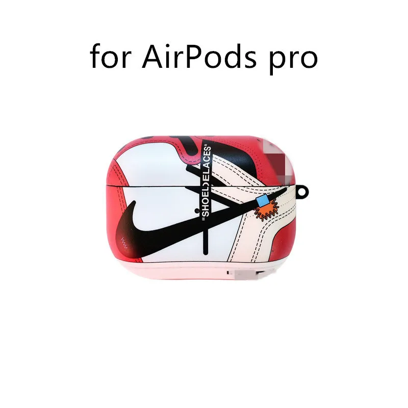 Креативный 3D AJ1 Баскетбольная обувь силиконовый чехол Брелок для Apple Airpods 1 2 беспроводной Bluetooth чехол для наушников Аксессуары - Цвет: for AirPods pro